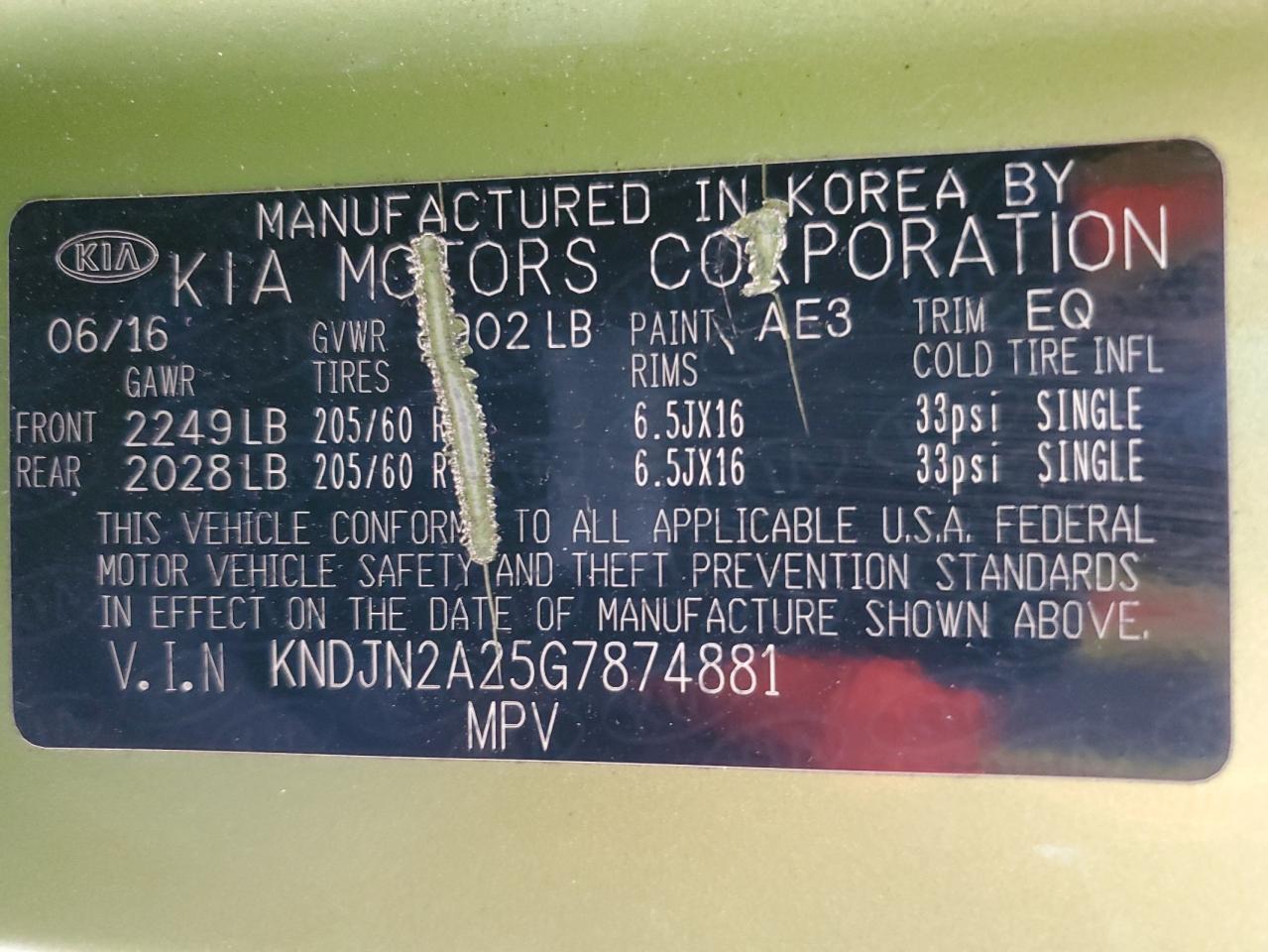 2016 Kia Soul - Image 14