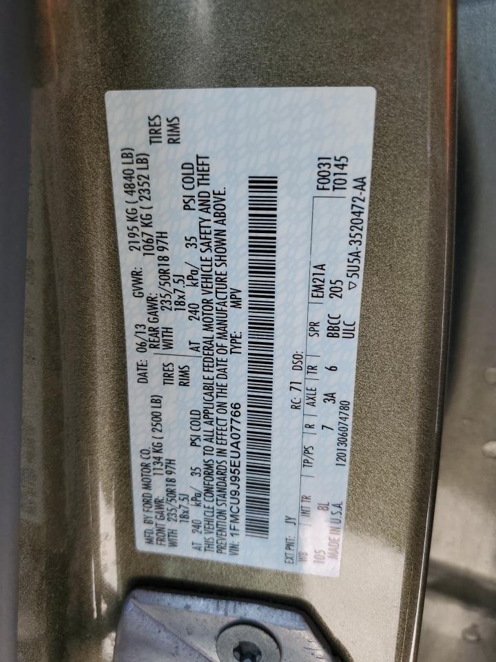 1FMCU9J95EUA07766 2014 Ford Escape Titanium