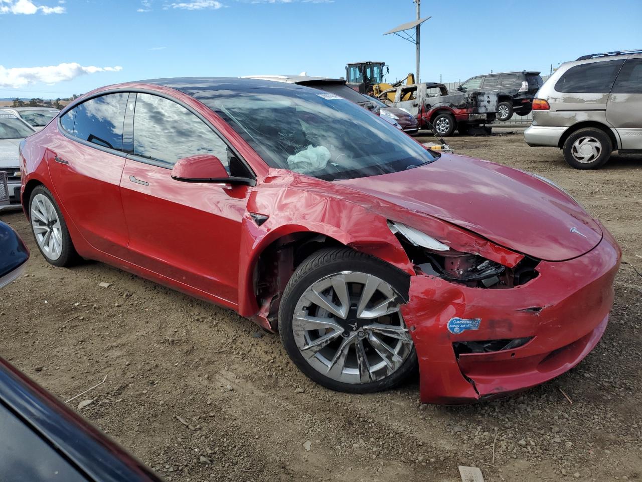 VIN 5YJ3E1EA5MF908179 2021 TESLA MODEL 3 no.4