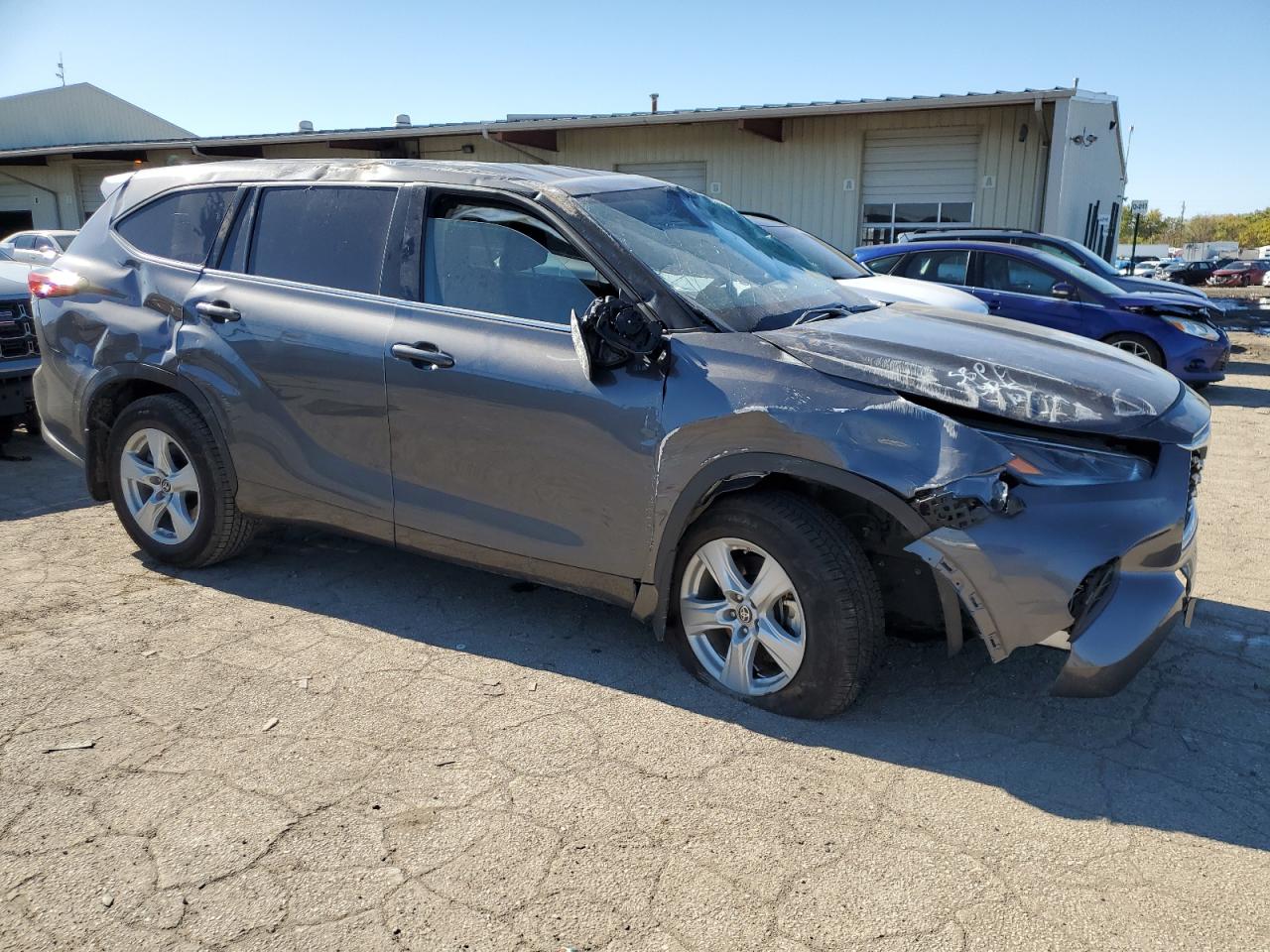 2021 Toyota Highlander L VIN: 5TDCZRBH3MS531982 Lot: 76771984