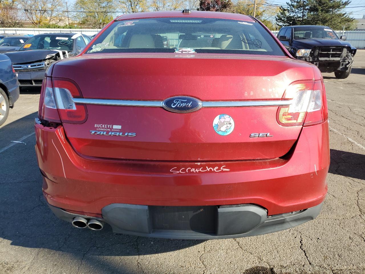 2010 Ford Taurus Sel VIN: 1FAHP2EW2AG126320 Lot: 76558274