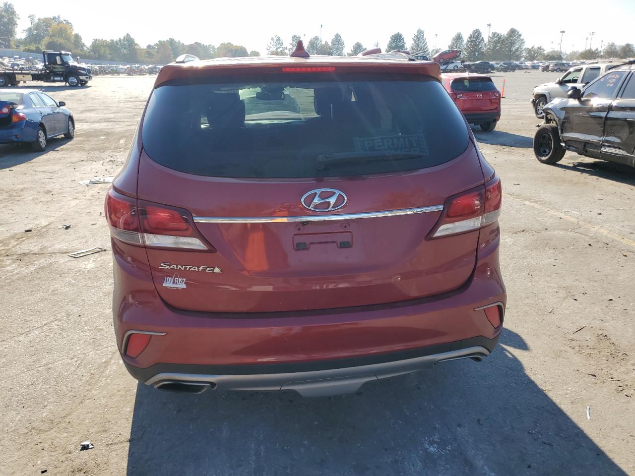 2017 Hyundai Santa Fe Se VIN: KM8SN4HF7HU179289 Lot: 77024454