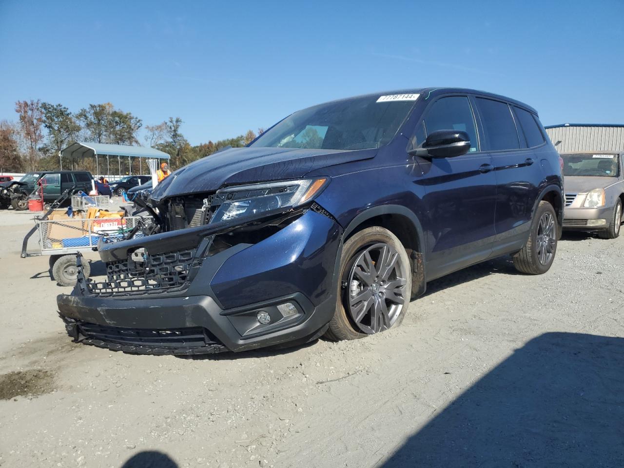 2021 Honda Passport Exl VIN: 5FNYF7H59MB016005 Lot: 77787144