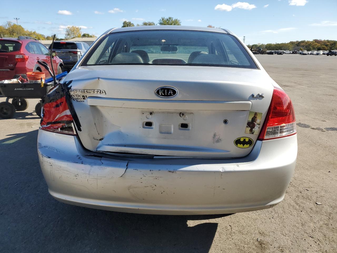 2009 Kia Spectra Ex VIN: KNAFE222895603636 Lot: 75327854