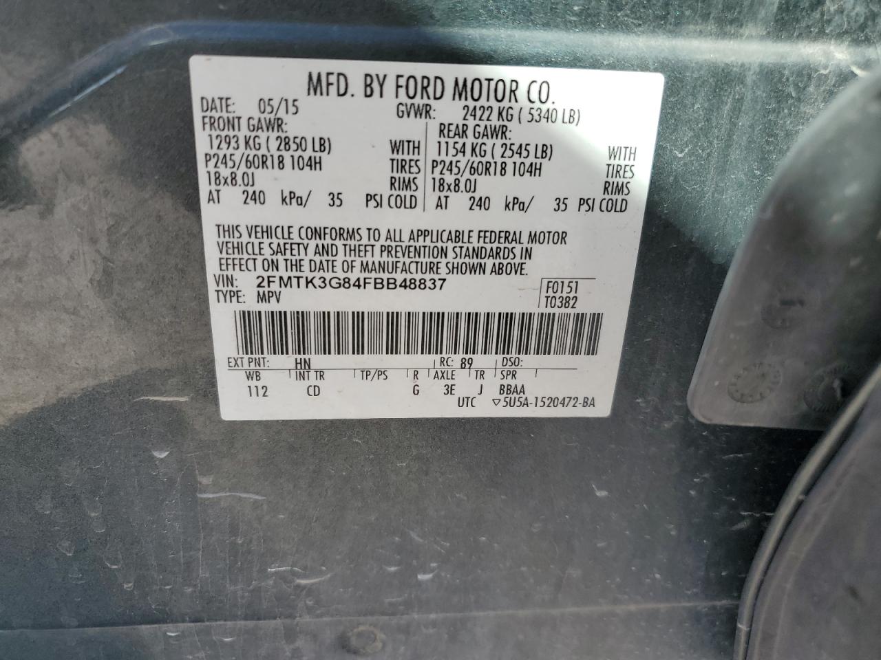 2015 Ford Edge - Image 16
