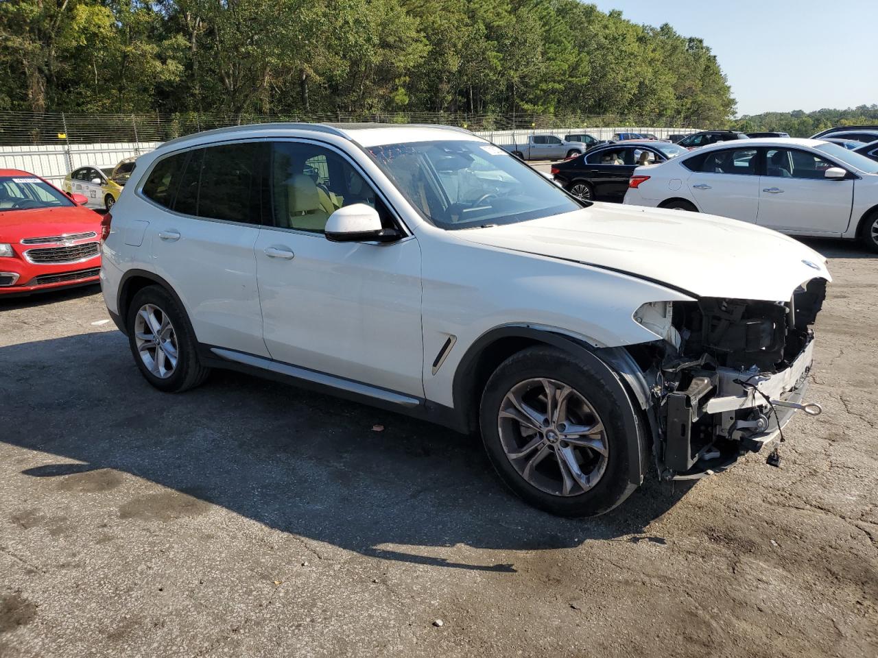 VIN 5UXTY5C02M9G11570 2021 BMW X3 no.4