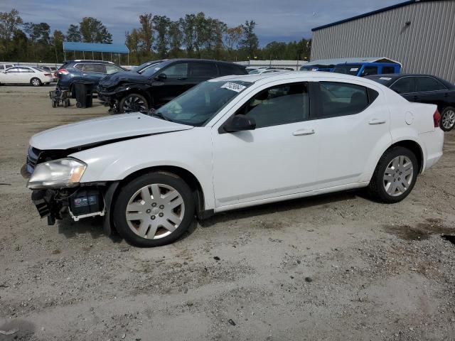 Sedans DODGE AVENGER 2013 White