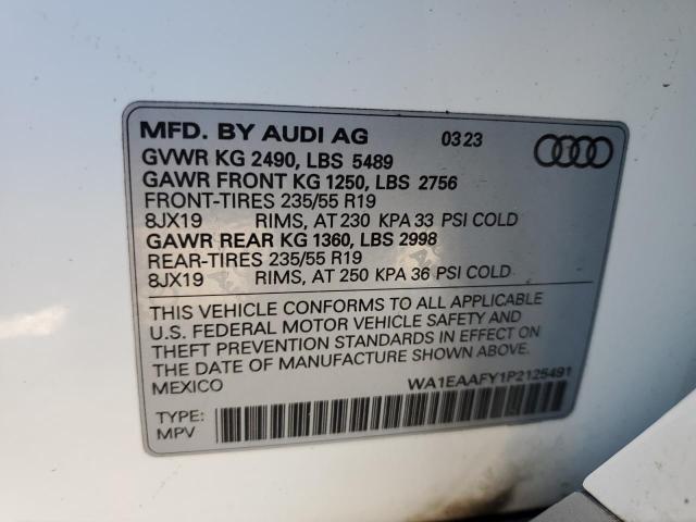 WA1EAAFY1P2125491 Audi Q5 PREMIUM 14