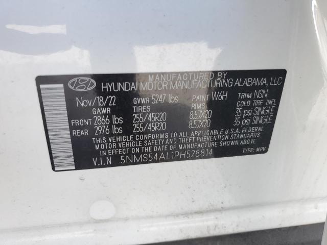 5NMS54AL1PH528814 Hyundai Santa Fe C 13