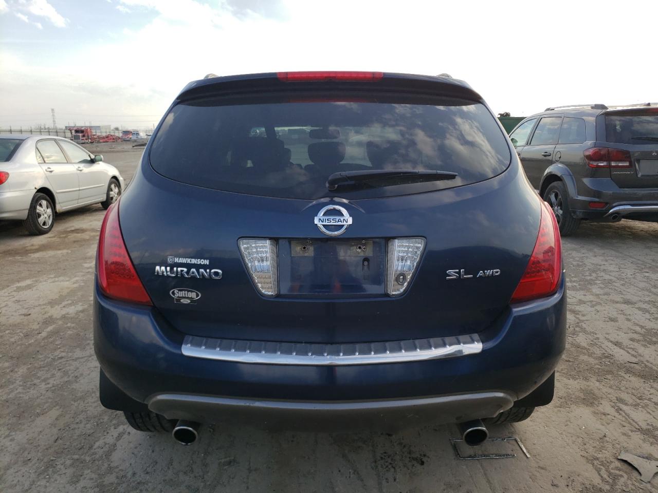 2007 Nissan Murano Sl VIN: JN8AZ08W57W664812 Lot: 78043254