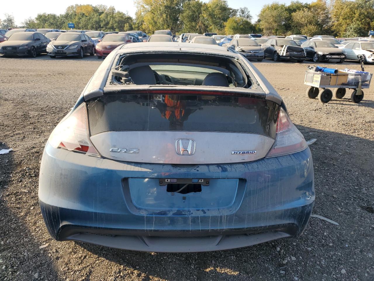 JHMZF1C63BS010054 2011 Honda Cr-Z Ex