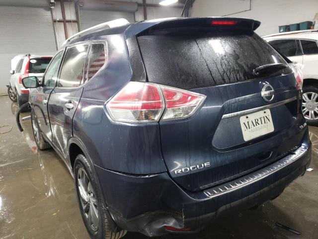  NISSAN ROGUE 2015 Blue