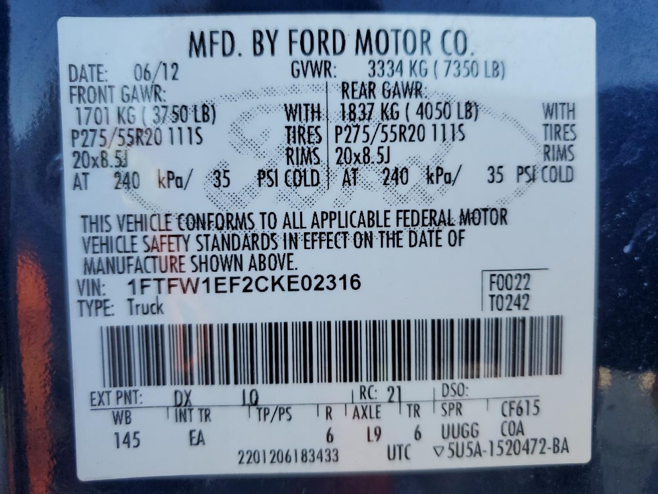 2012 Ford F-150 - Image 14