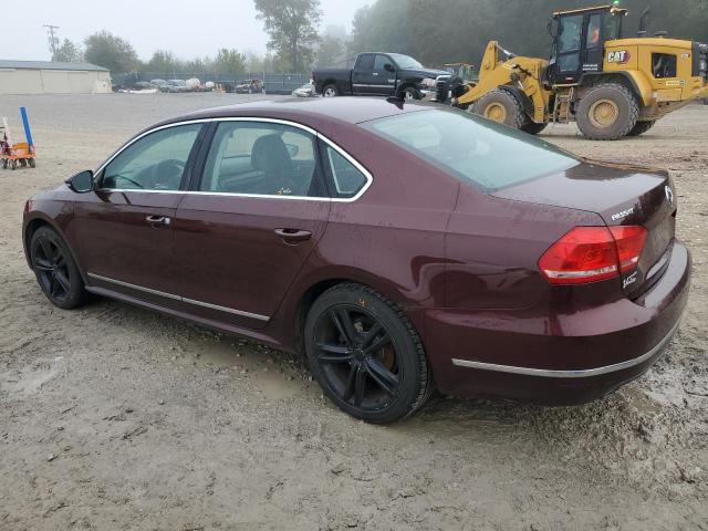  VOLKSWAGEN PASSAT 2012 Бургунди