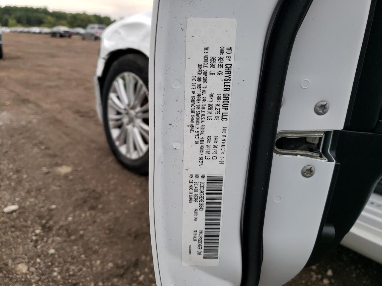 2C3CCAKG8EH216643 2014 Chrysler 300C