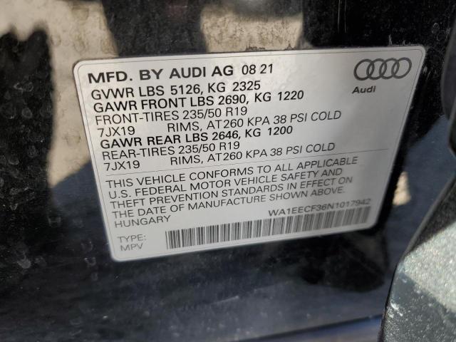 WA1EECF36N1017942 Audi Q3 PREMIUM 13