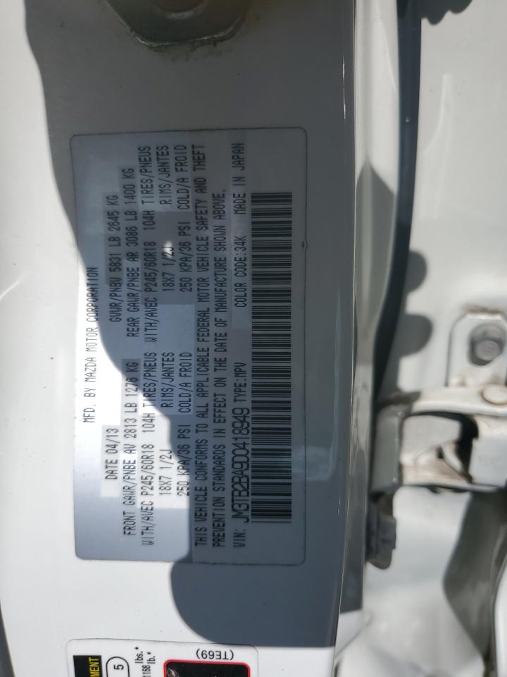 JM3TB2BA9D0418949 2013 Mazda Cx-9 Sport