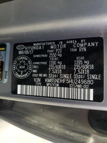 2017 HYUNDAI SANTA FE SE