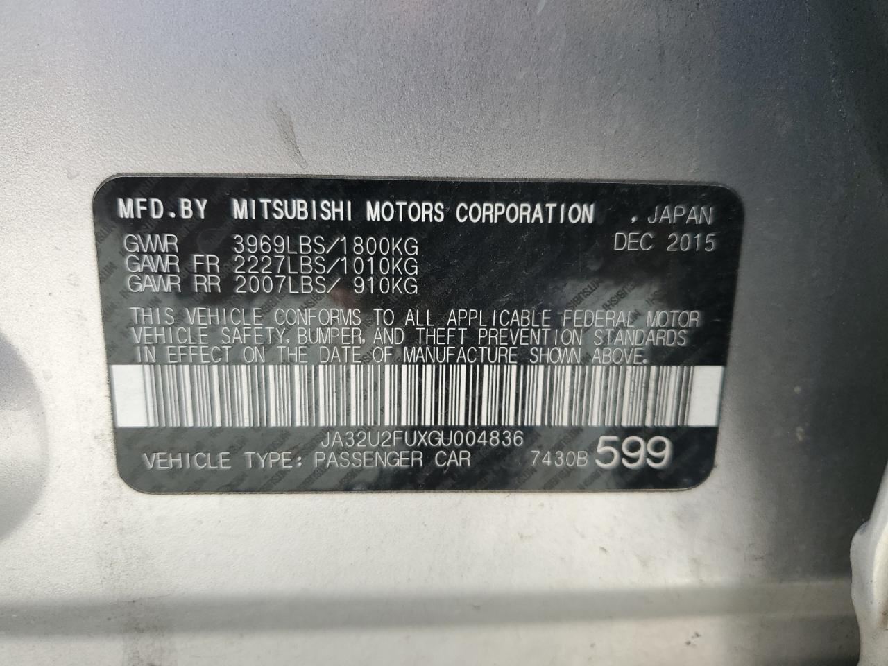 2016 Mitsubishi Lancer - Image 12