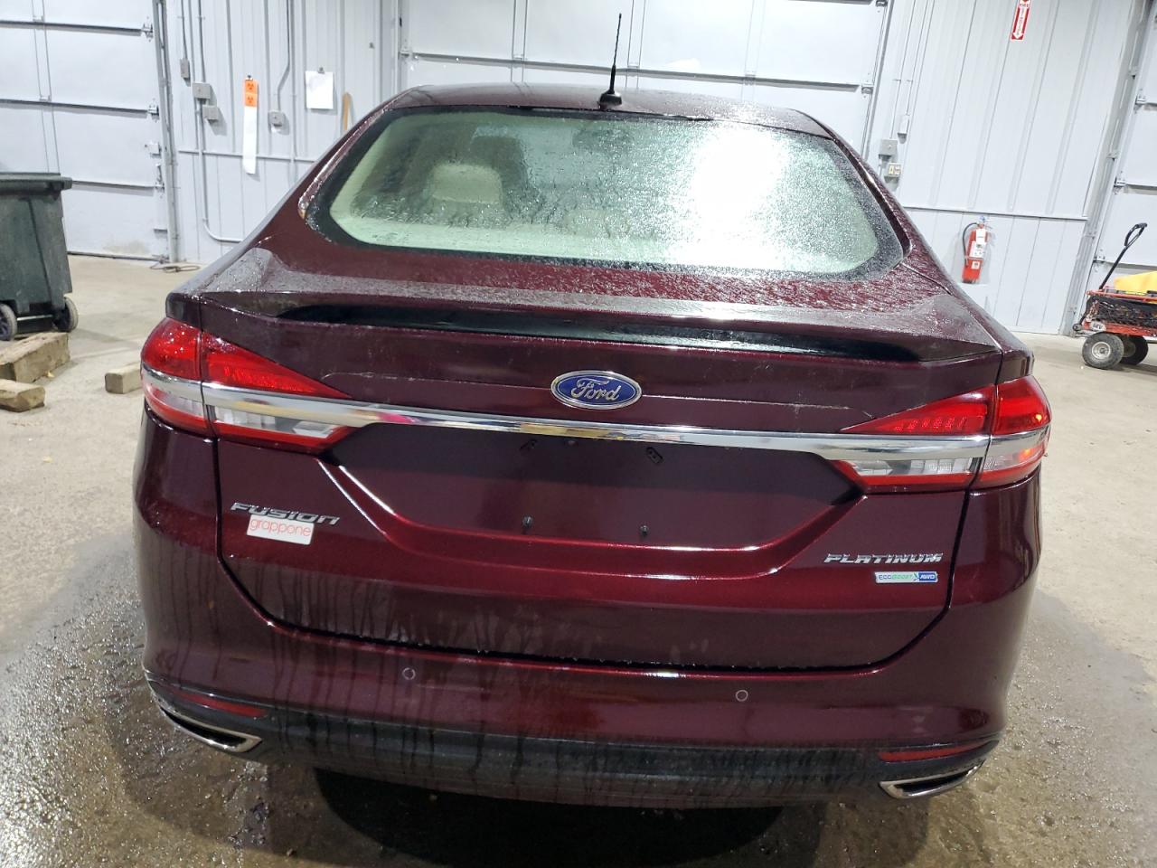 2017 Ford Fusion Titanium VIN: 3FA6P0D99HR303472 Lot: 76258664