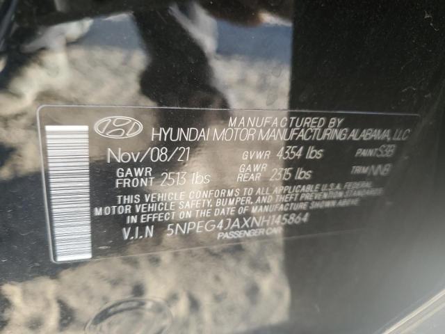 5NPEG4JAXNH145864 Hyundai Sonata SE 12