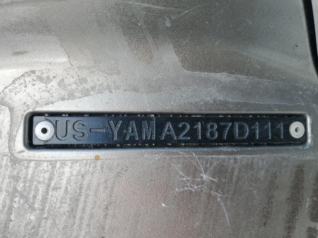 2011 Yamaha Jet Ski VIN: USYAMA2187D111 Lot: 70701594
