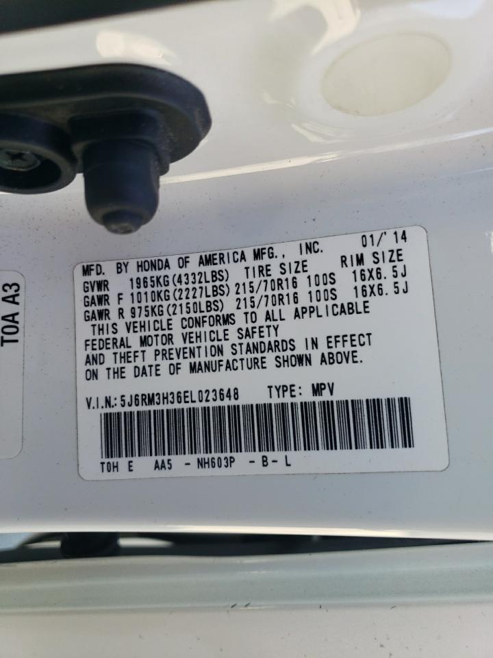 5J6RM3H36EL023648 2014 Honda Cr-V Lx