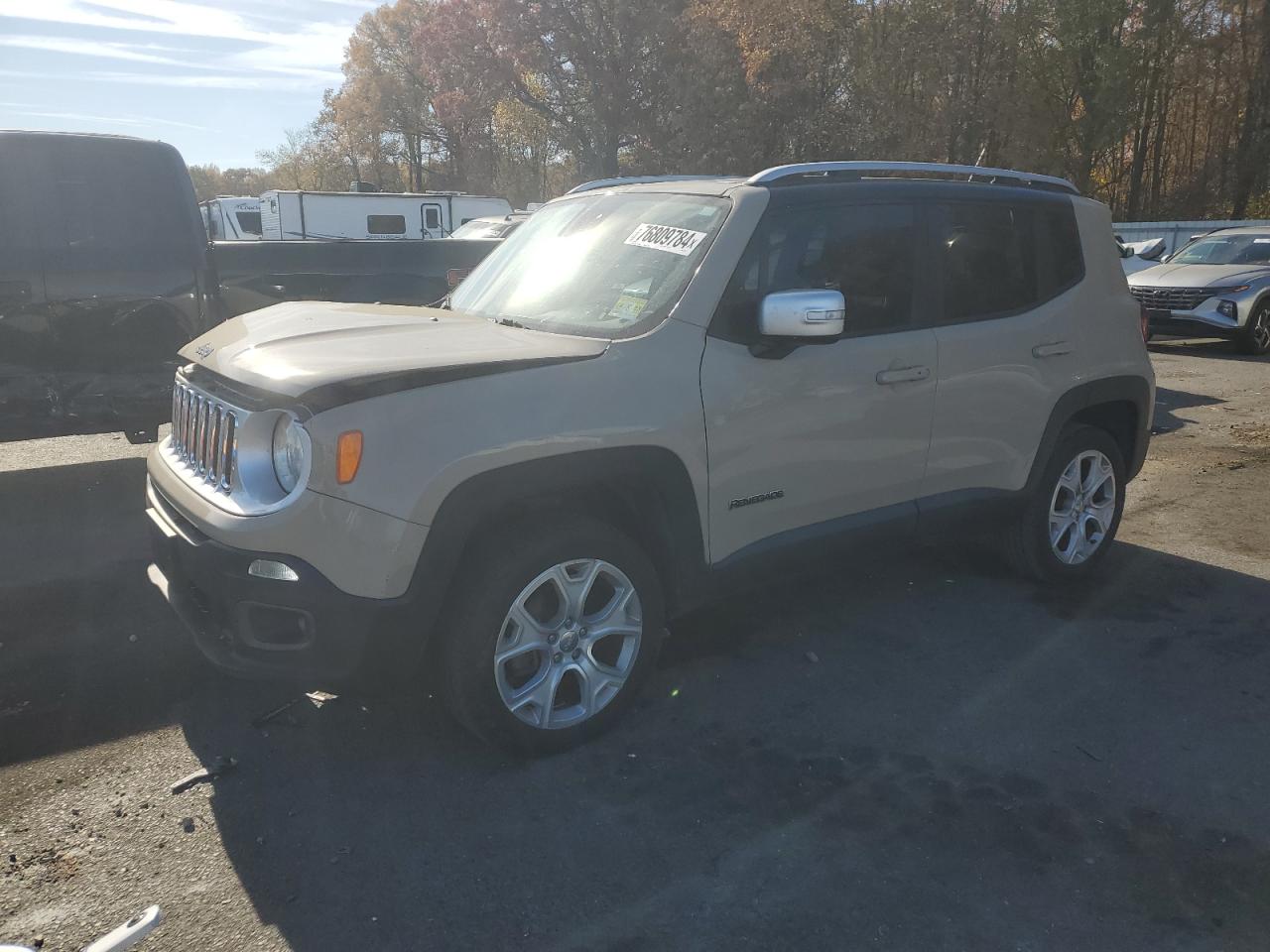 2016 Jeep Renegade Limited VIN: ZACCJBDT3GPC72511 Lot: 76809784