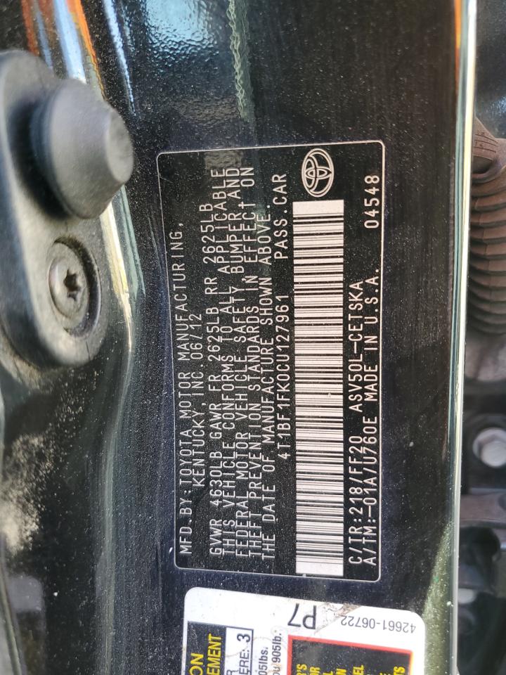 2012 Toyota Camry - Image 12