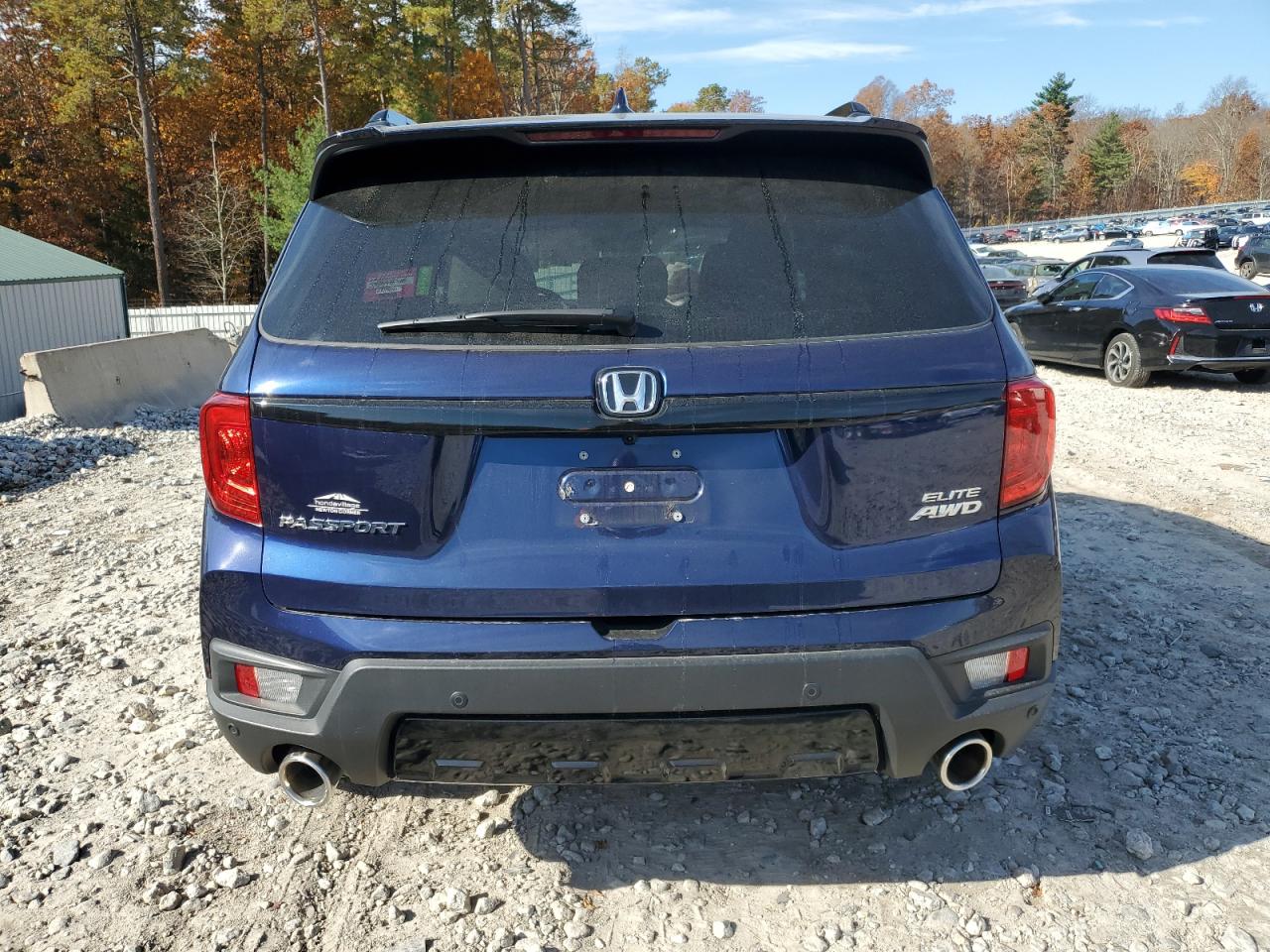 2022 Honda Passport Elite VIN: 5FNYF8H02NB013166 Lot: 75846264