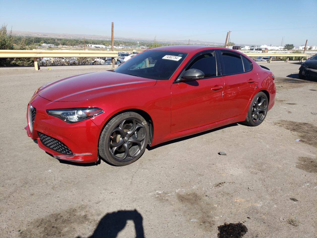 VIN ZARFAMBN0K7606082 2019 ALFA ROMEO GIULIA no.1