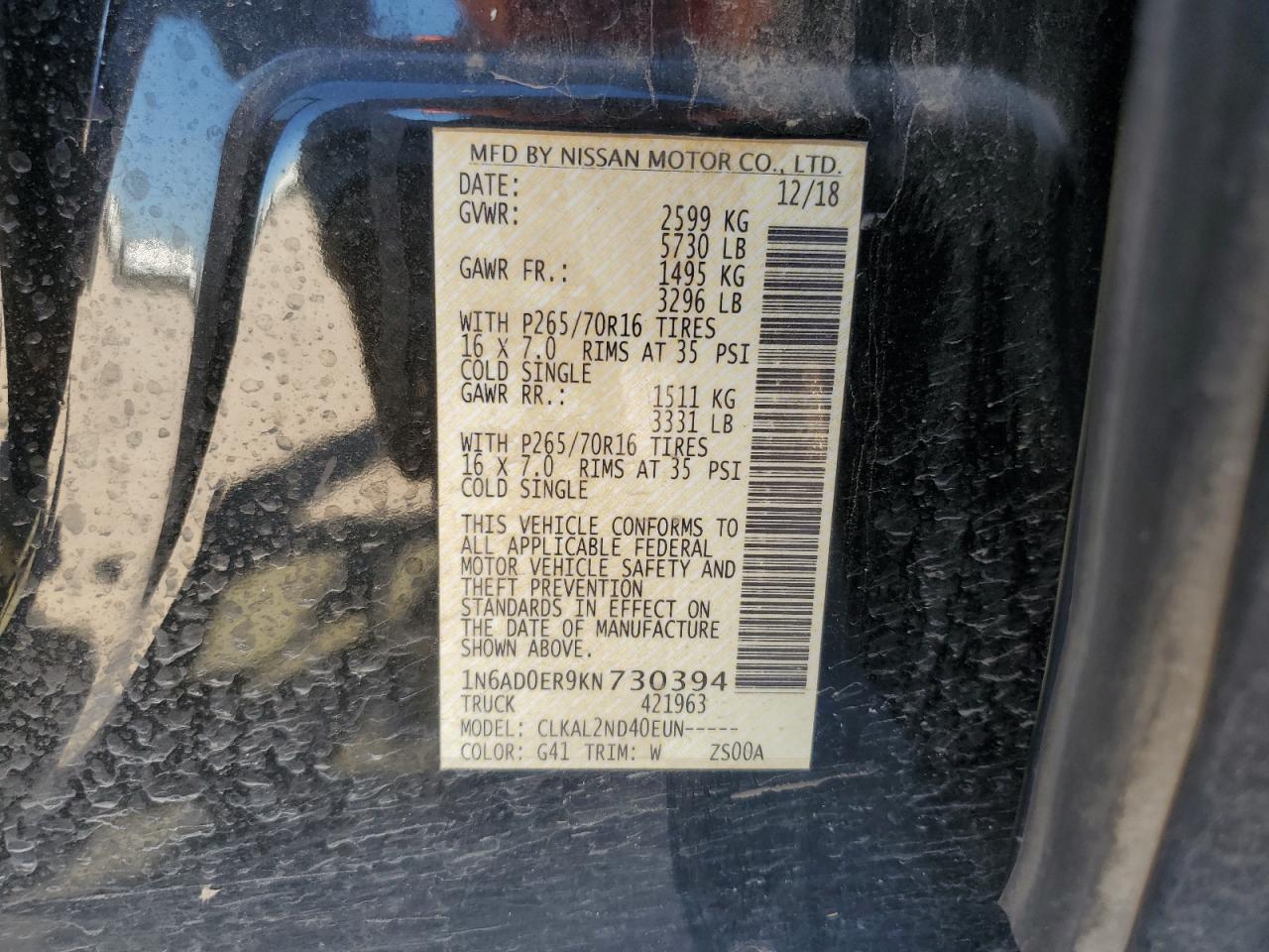 2019 Nissan Navara (Frontier) - Image 14