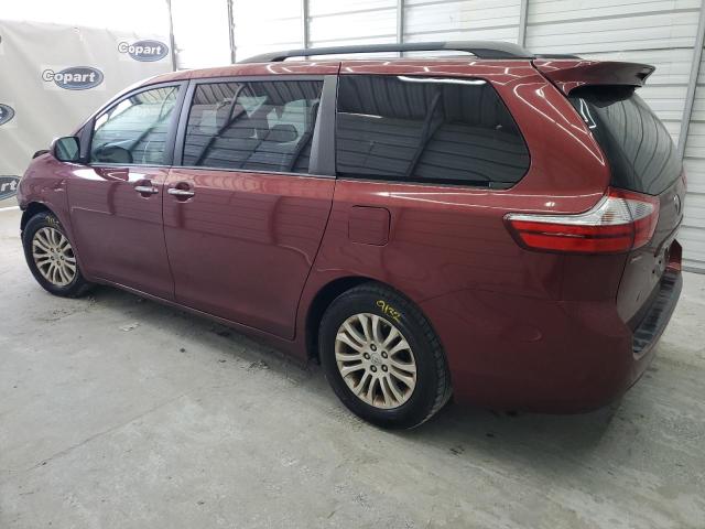 Minivans TOYOTA All Models 2017 Burgundy