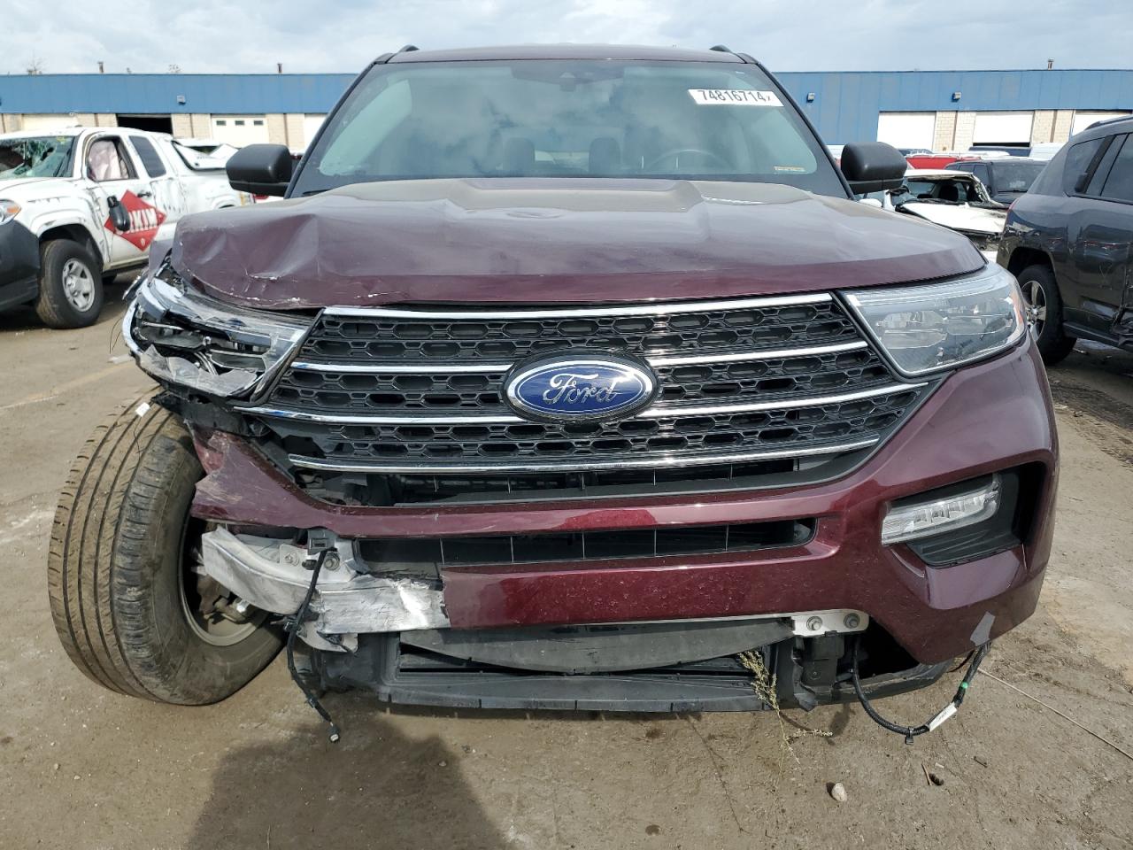 2022 Ford Explorer Xlt VIN: 1FMSK8DH5NGA84523 Lot: 74816714