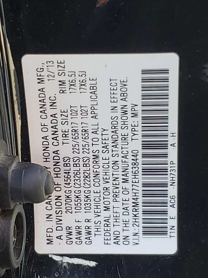 2HKRM4H77EH638440 2014 Honda Cr-V Exl