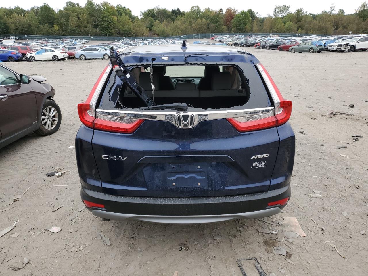 2017 Honda Cr-V Ex VIN: 2HKRW2H59HH682716 Lot: 74018054