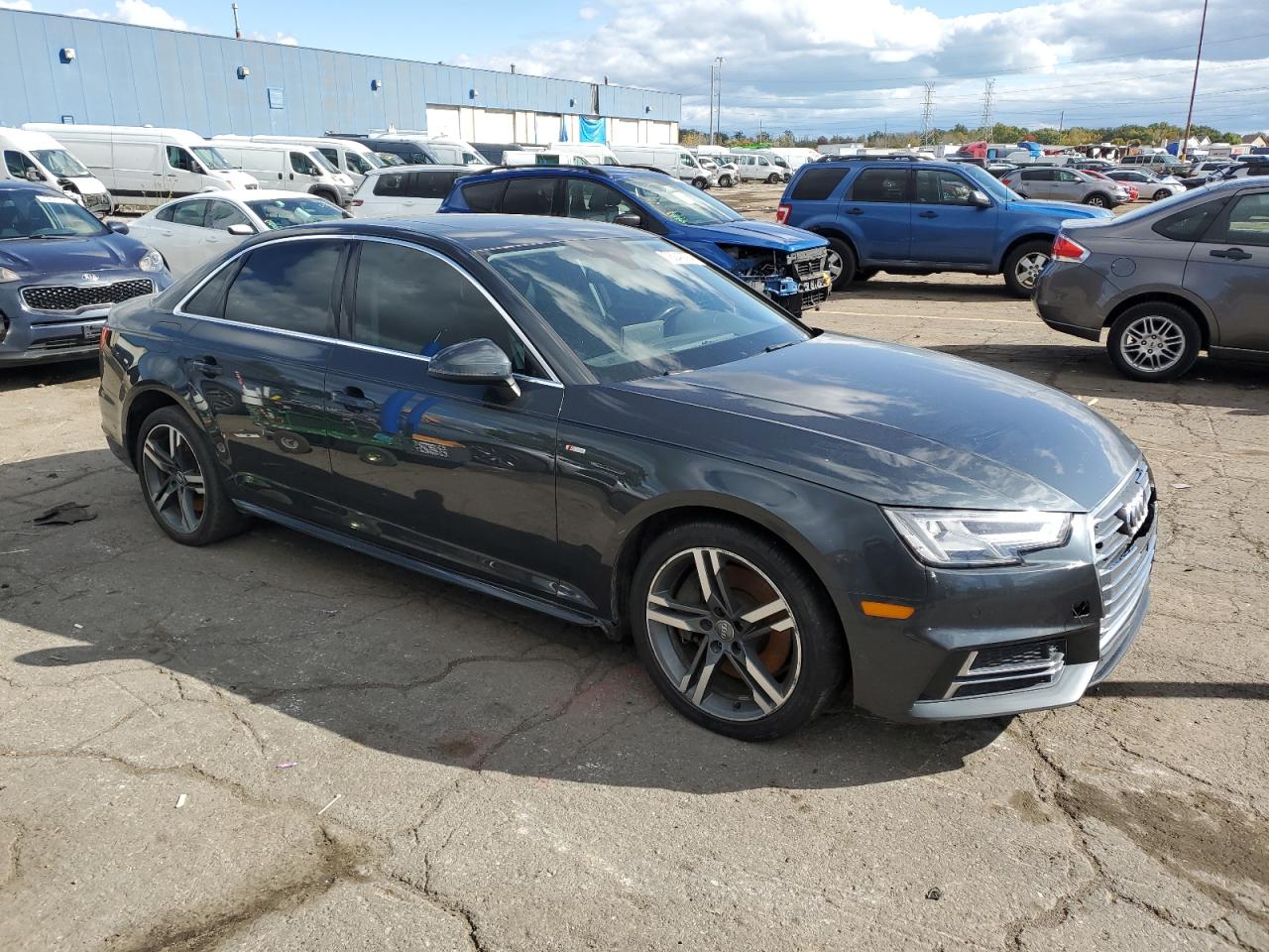 2017 Audi A4 Premium Plus VIN: WAUENAF4XHN028679 Lot: 76249794