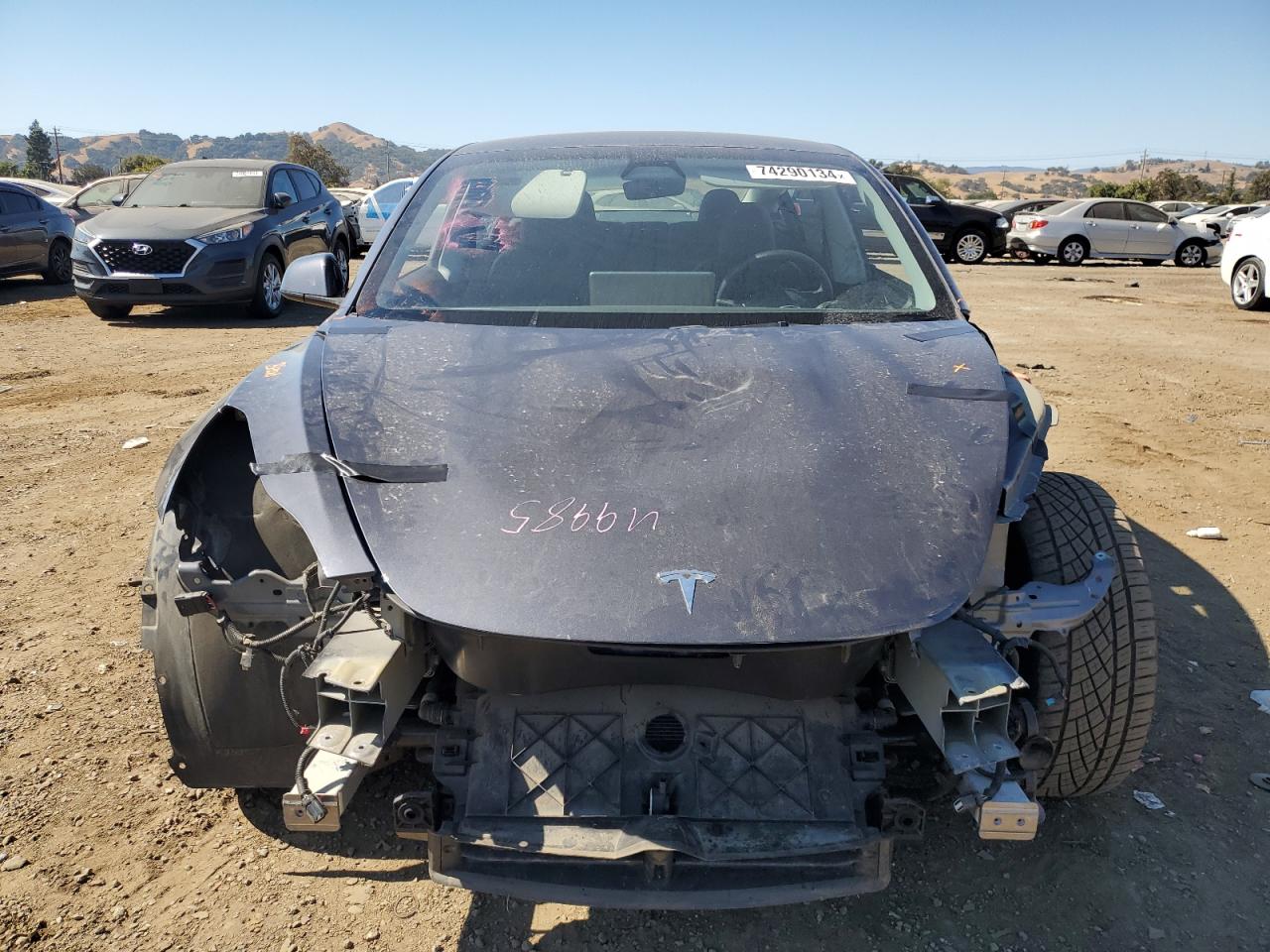 5YJ3E1EB3NF123847 2022 Tesla Model 3