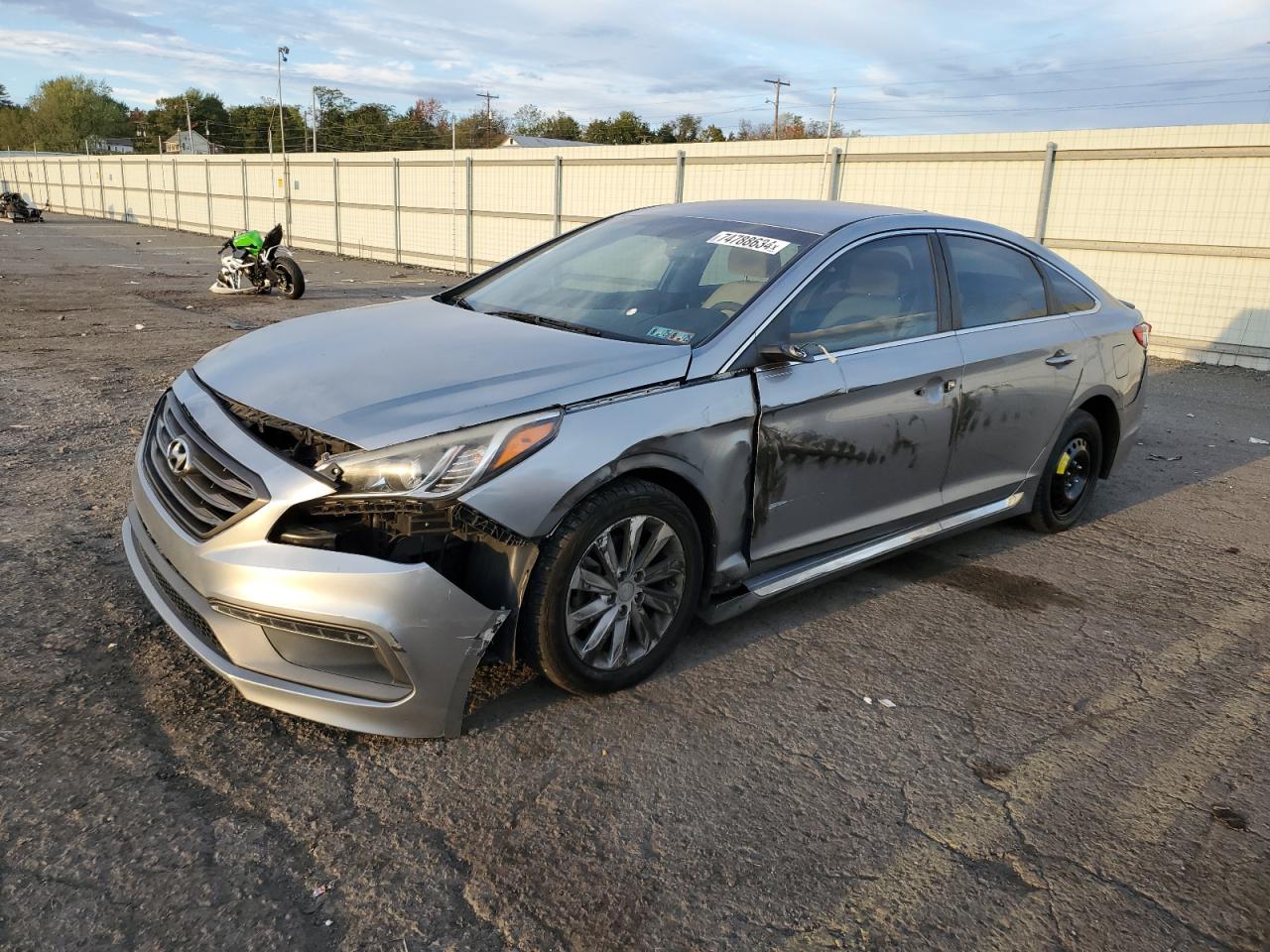 2015 Hyundai Sonata Sport VIN: 5NPE34AF9FH028124 Lot: 74788634