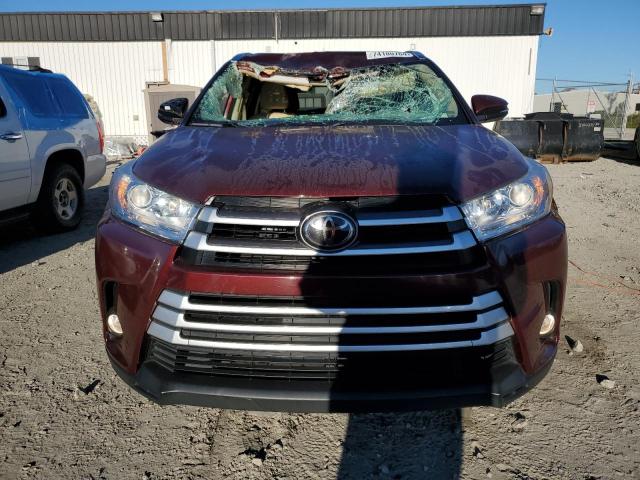  TOYOTA HIGHLANDER 2018 Burgundy