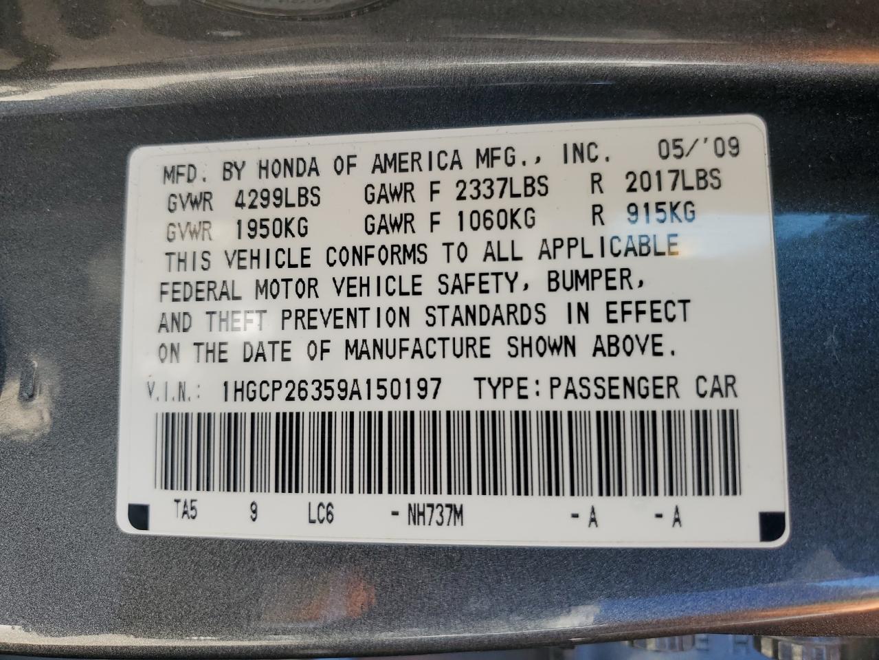 2009 Honda Accord - Image 13