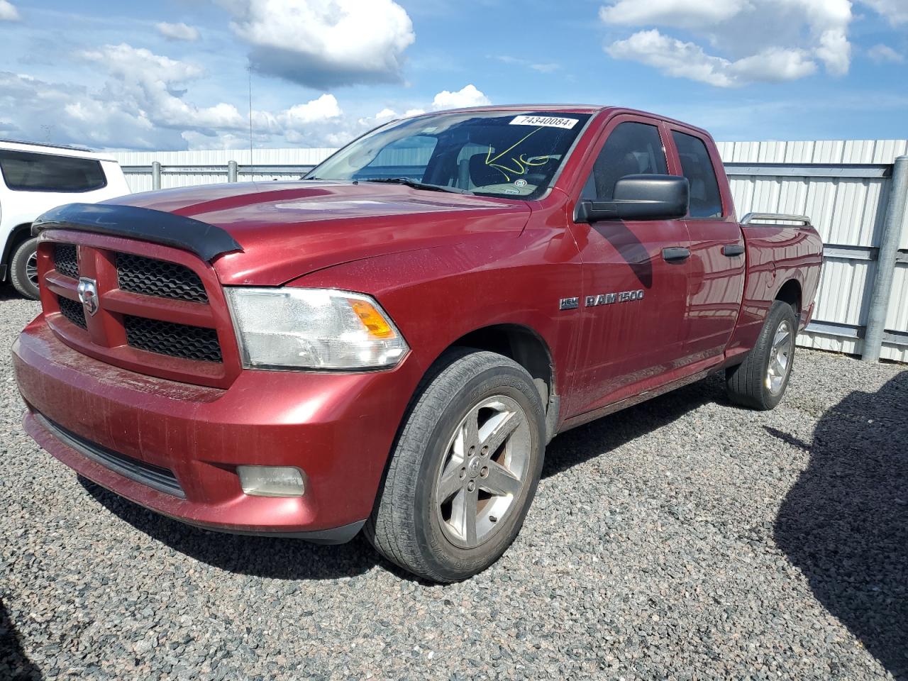 2012 Dodge Ram 1500 St VIN: 1C6RD6FTXCS330891 Lot: 74340084