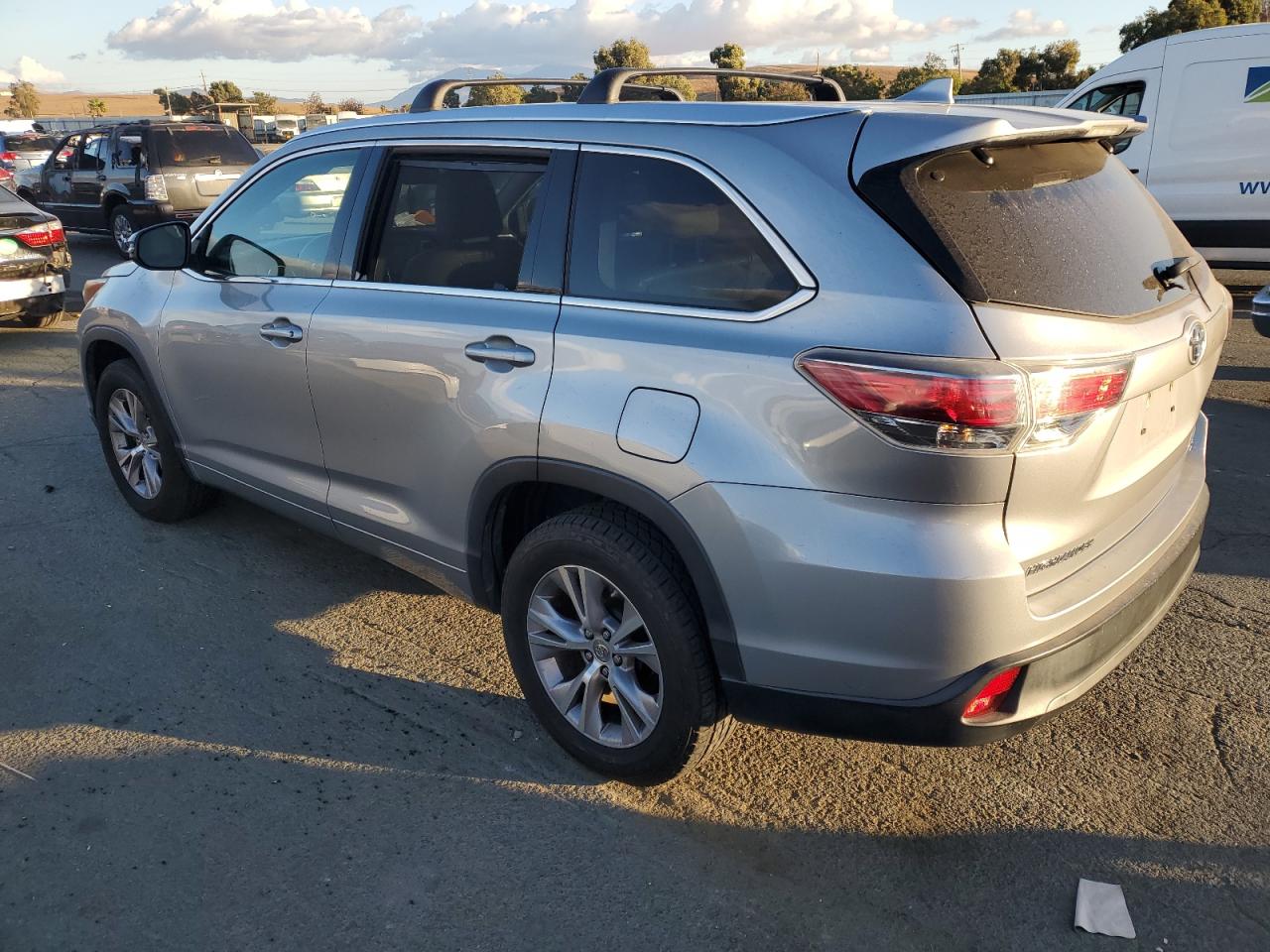 VIN 5TDKKRFH3FS074488 2015 TOYOTA HIGHLANDER no.2