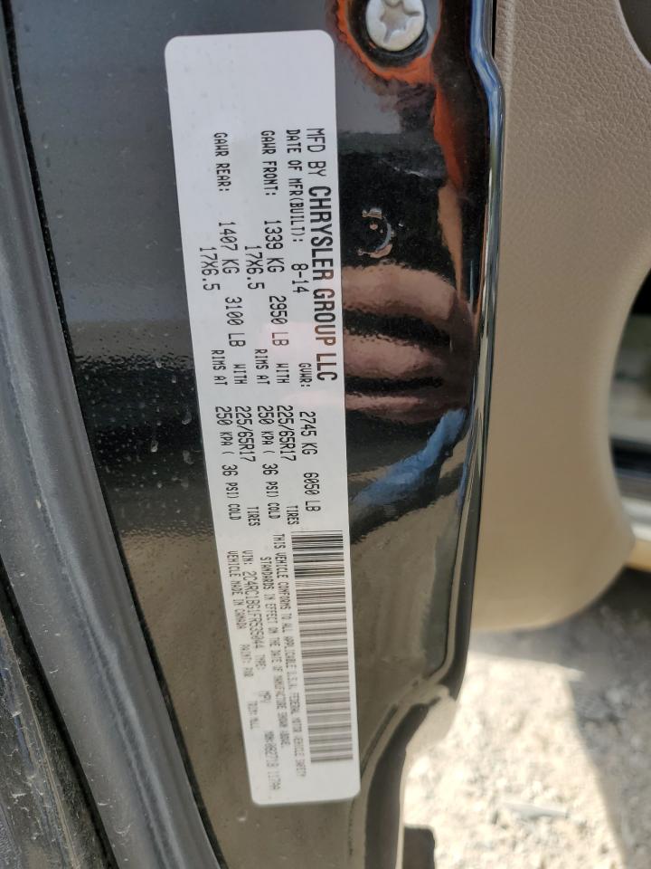 2015 Chrysler Town & Country Touring VIN: 2C4RC1BG1FR535044 Lot: 74818514