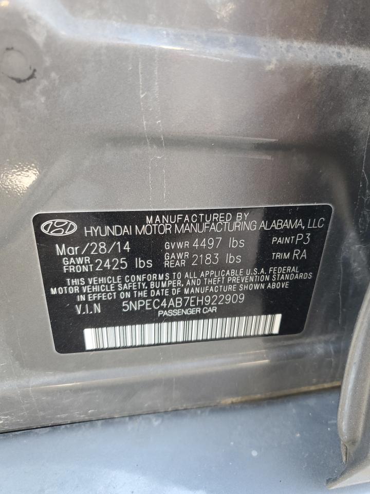 5NPEC4AB7EH922909 2014 Hyundai Sonata Se