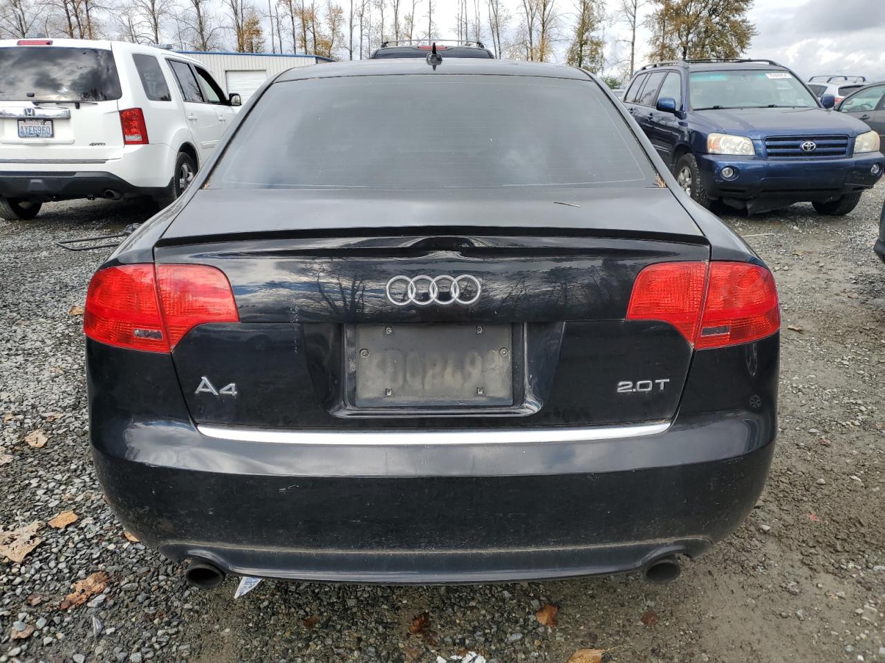 2008 Audi A4 2.0T VIN: WAUAF78E18A008493 Lot: 75107664