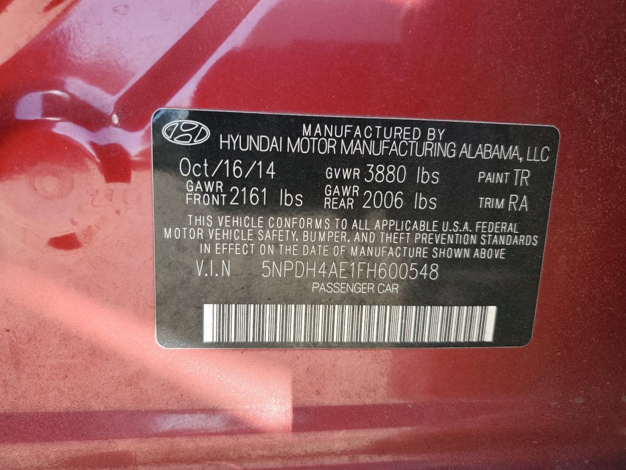 2015 Hyundai Elantra - Image 14