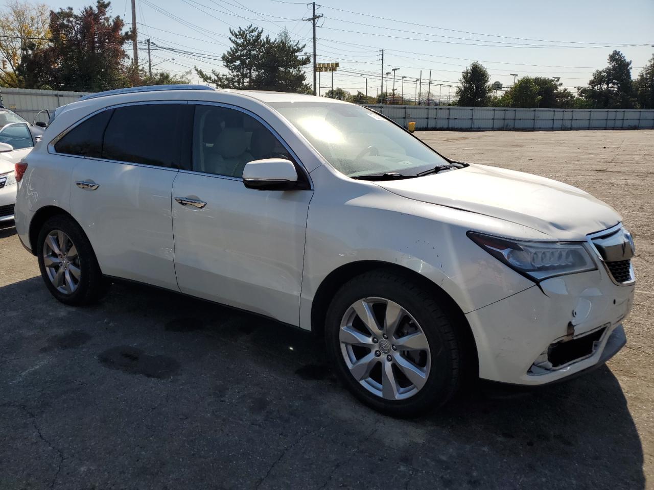 VIN 5FRYD4H83EB043800 2014 ACURA MDX no.4