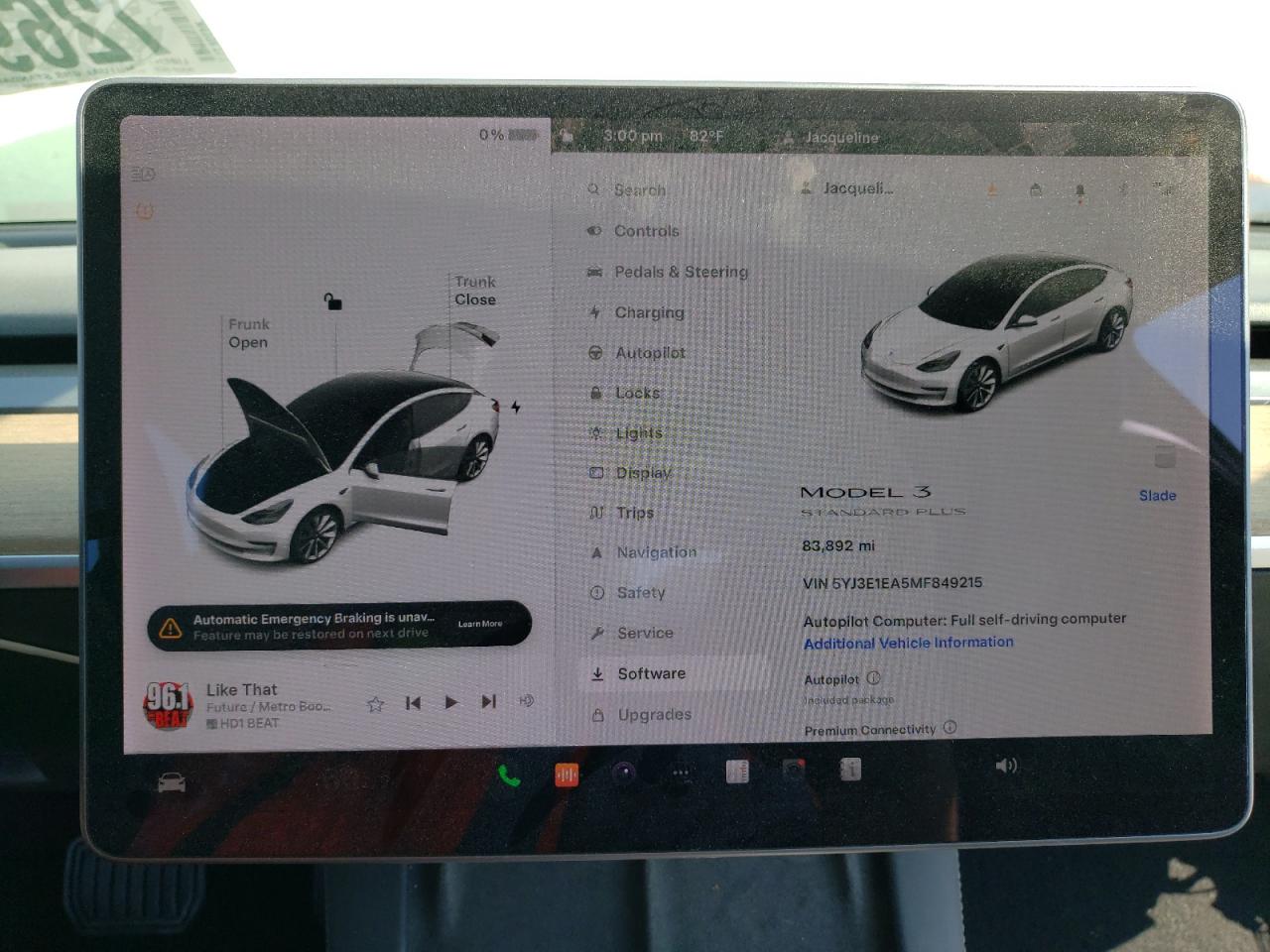 5YJ3E1EA5MF849215 2021 Tesla Model 3