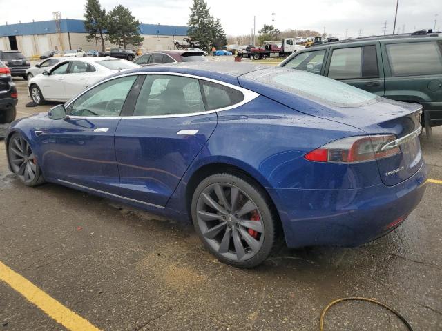  TESLA MODEL S 2016 Синий